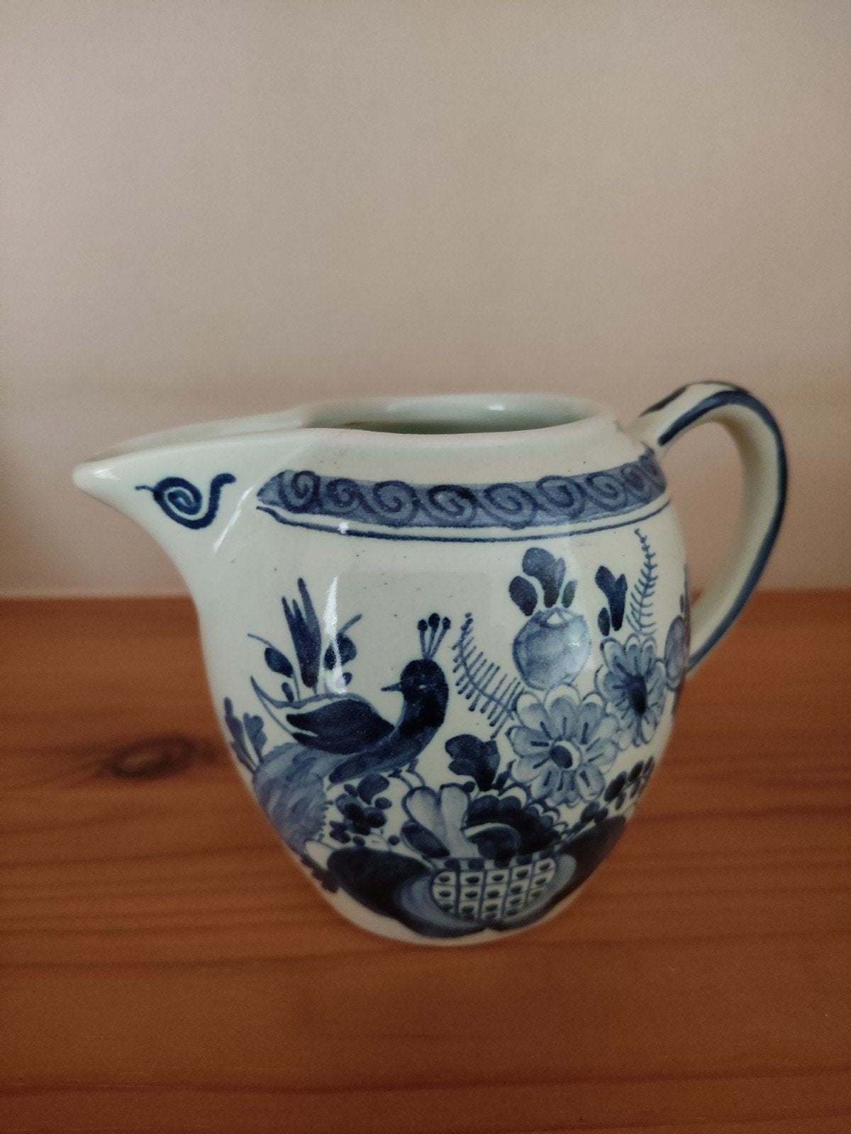 Antieke Delfts Blauwe Melkkan  Handgeschilderd, Antiek en Kunst, Ophalen of Verzenden