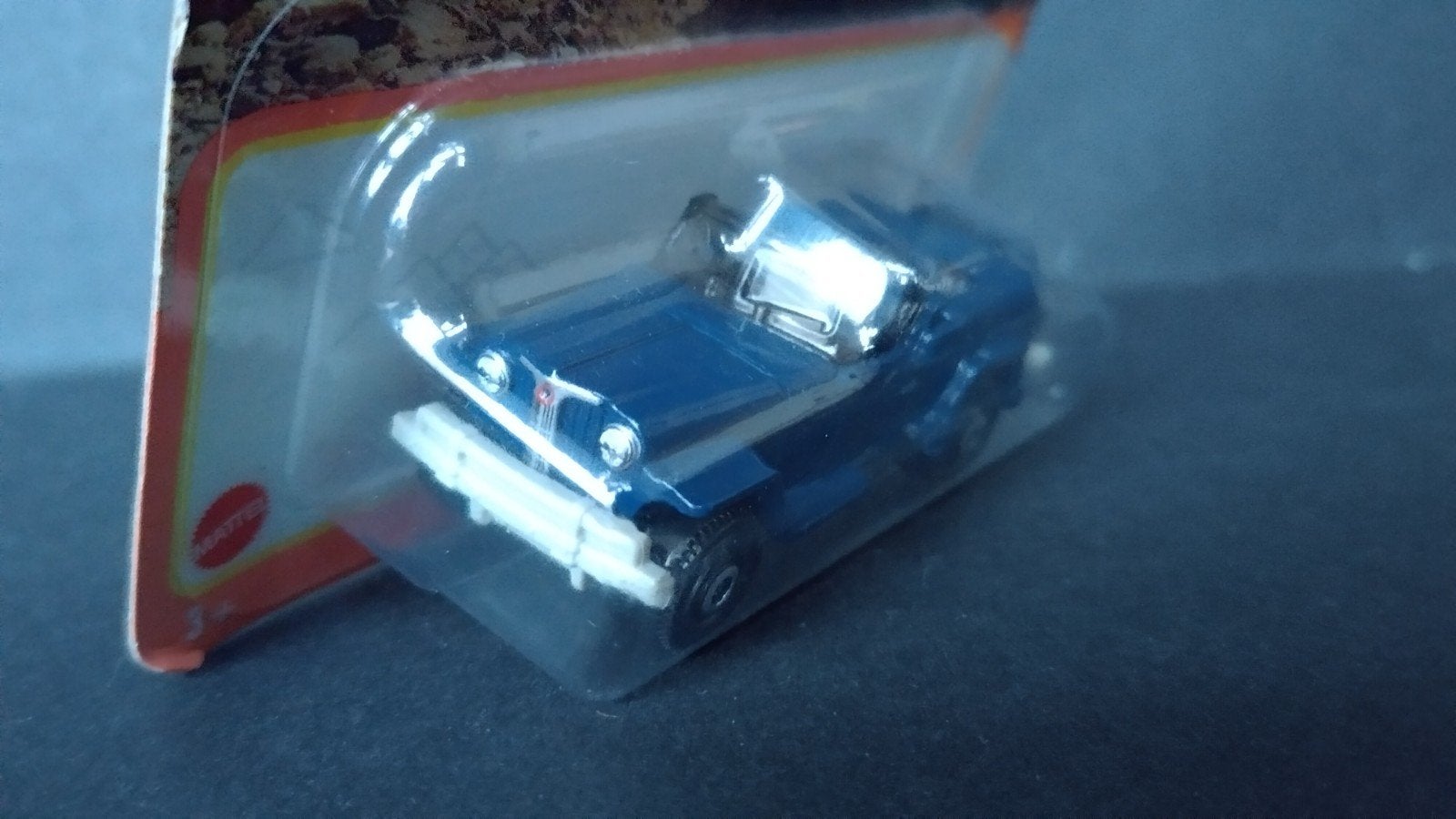 Jeep Willys Jeepster blauw 1:64 Matchbox Pol, Auto, Verzenden, ., Nieuw