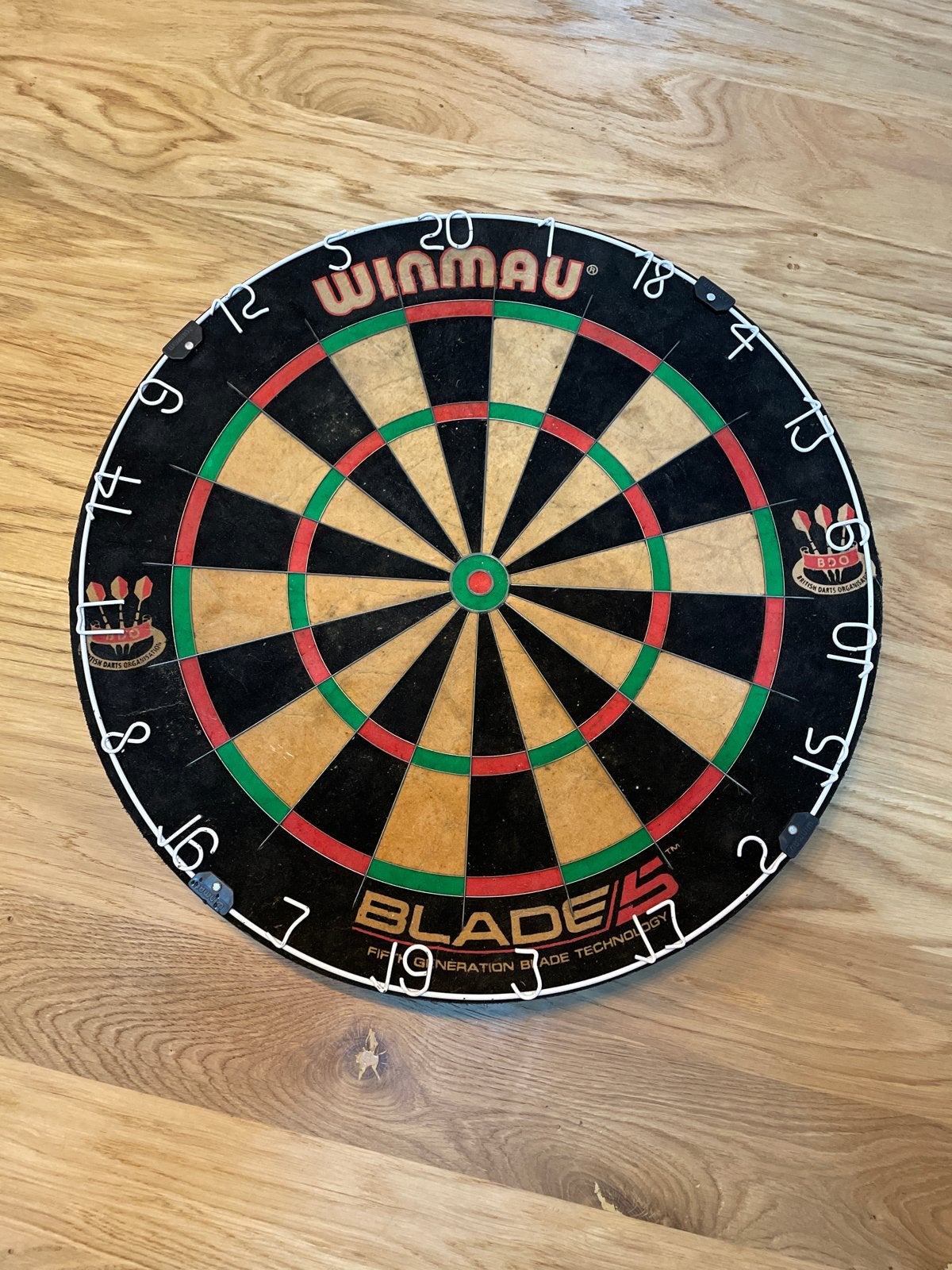 Winmau Blade 5 Dartbord - Gebruikt, Ophalen of Verzenden, Gebruikt, Dartbord