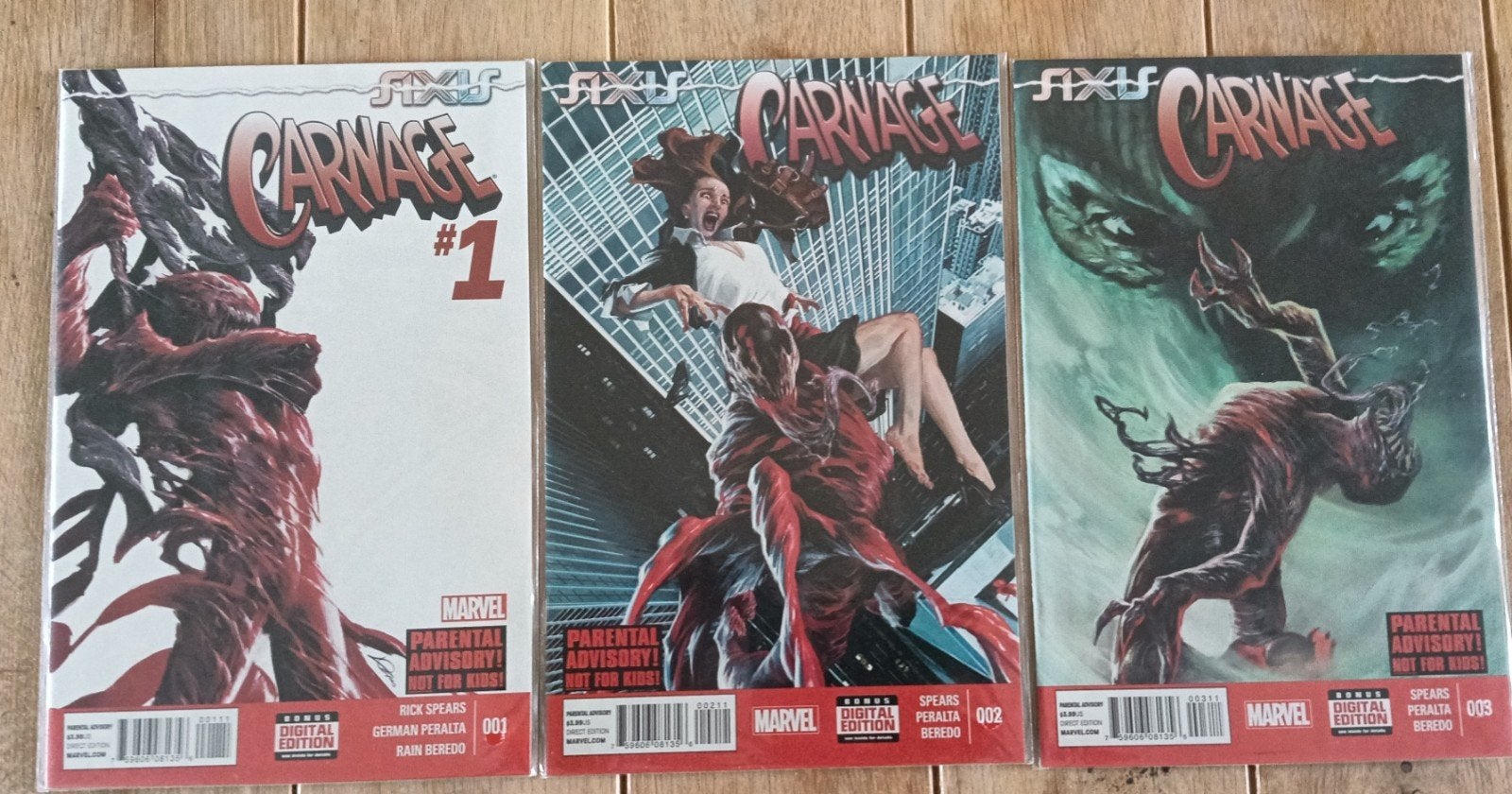 t.e.a.b.Carnage Comic serie, Marvel Comics., Boeken, Meerdere comics, Ophalen, Zo goed als nieuw, Amerika