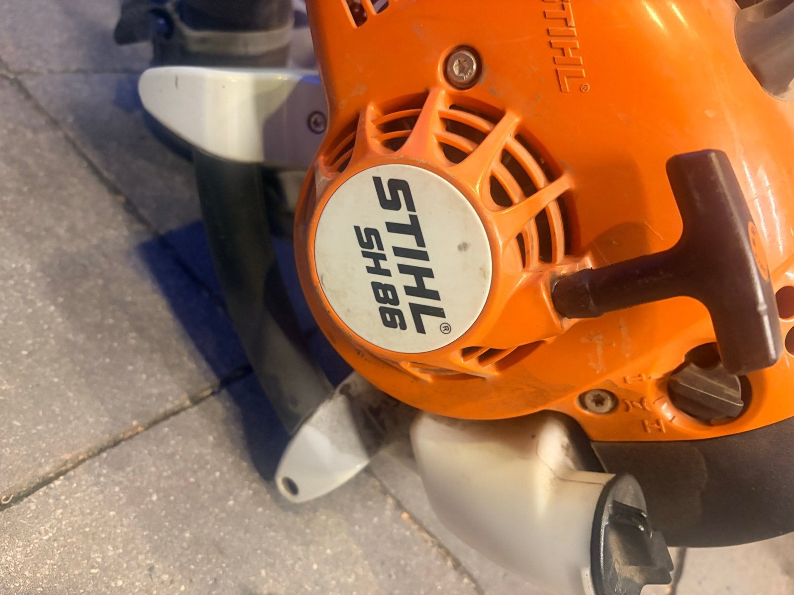 Stihl SH 86 bladblazer/bladzuiger met versnipperfunctie, Tuin en Terras, Bladblazers, Benzine, Gebruikt, Handgedragen, Ophalen of Verzenden