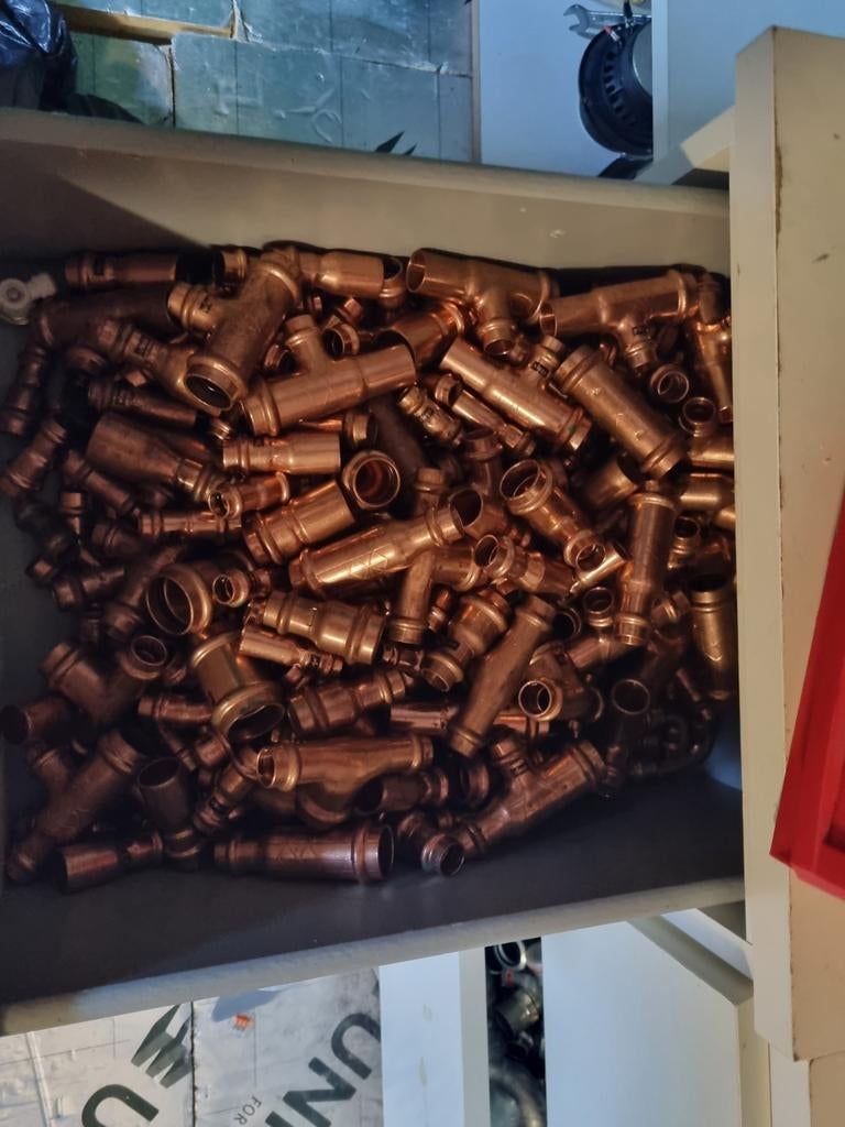 Viega perskoppelingen koper tot 22 mm, Doe-het-zelf en Verbouw, Buizen en Afvoer, Ophalen of Verzenden