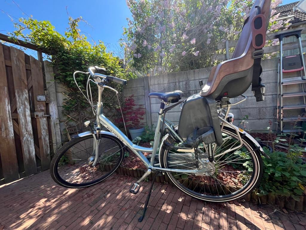 Batavus Genova 7 omgebouwde e-bike, Fietsen en Brommers, Ophalen, Versnellingen, Batavus, Trommelrem