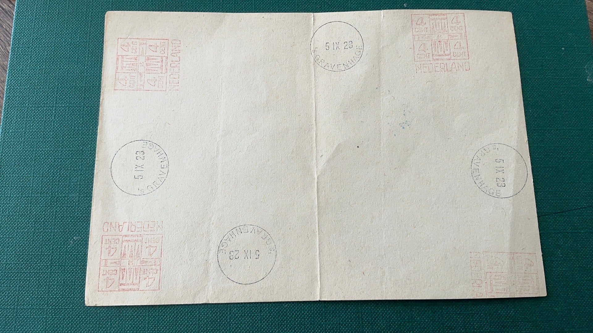 #59 Oud poststuk Nederland met bijzondere stempels, Ophalen of Verzenden, Envelop