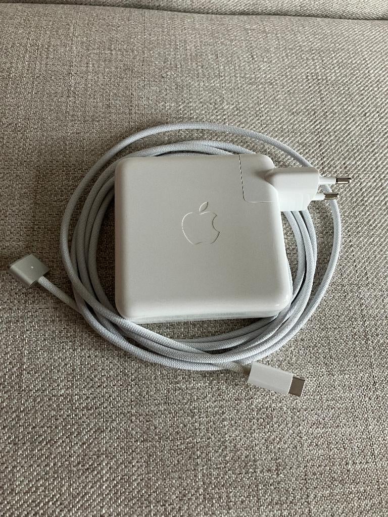 Apple MacBook USB-C 96W adapter + MagSafe 3 lader/charger, Computers en Software, Laptop-opladers, Zo goed als nieuw, Ophalen of Verzenden
