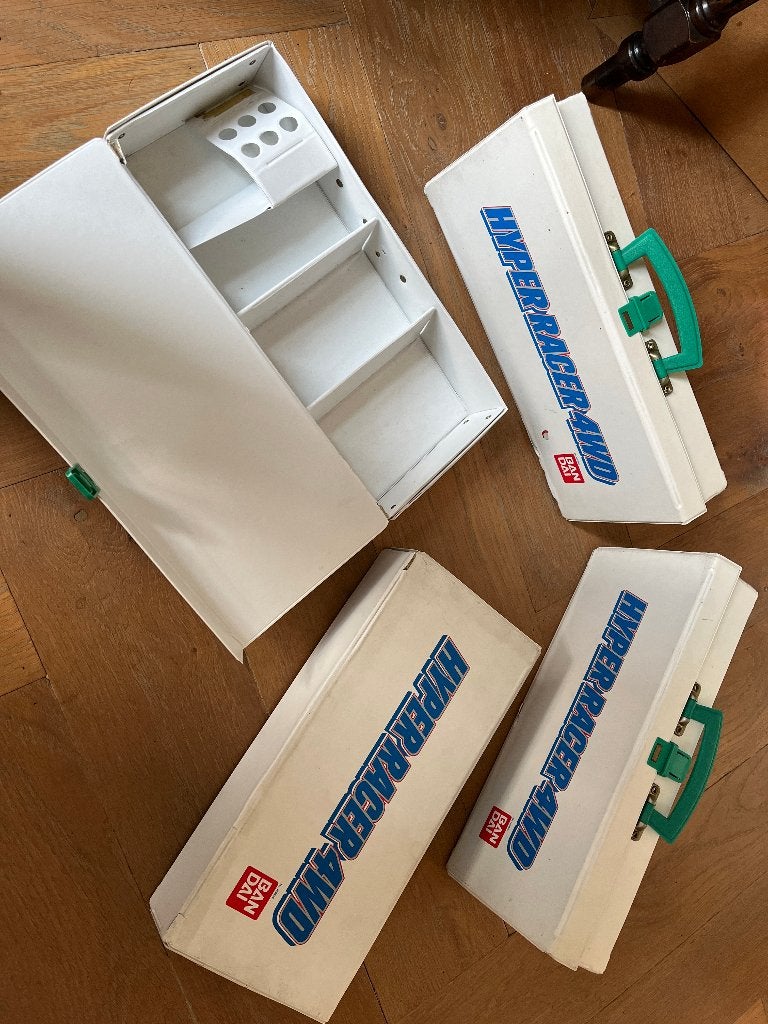Bandai hyper racer, opbergdozen, Ophalen of Verzenden, Gebruikt