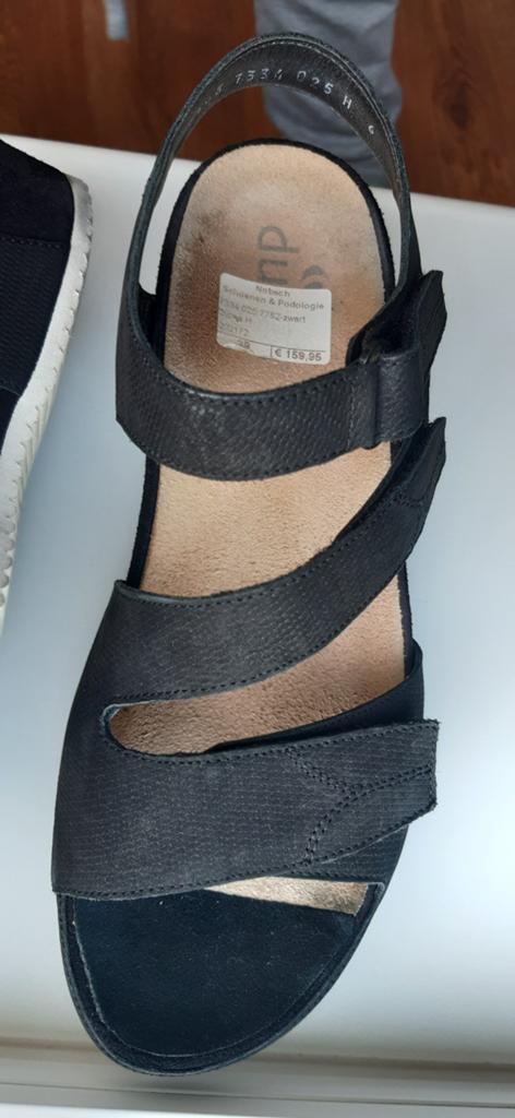 Durea sandalen 6 (39), Durea, Zwart, Zo goed als nieuw, Sandalen of Muiltjes