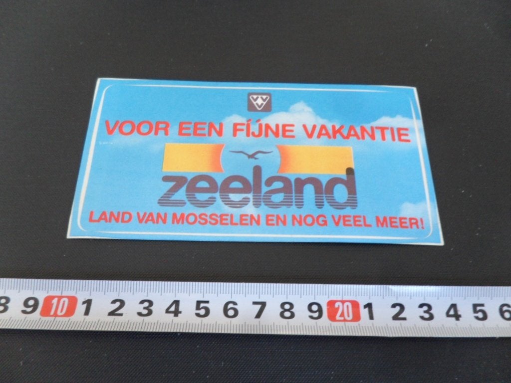 sticker zeeland land van mosselen en nog veel meer VVV, Ophalen, Zo goed als nieuw