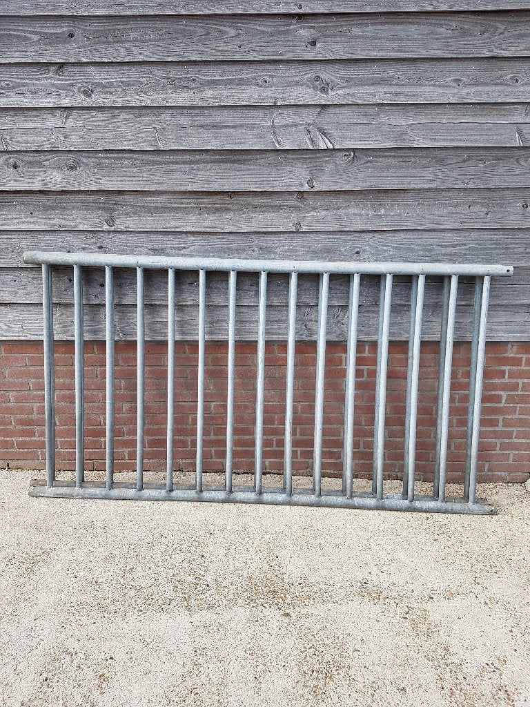 2 zware ijzeren hekken!!, Ophalen, Gebruikt, IJzer, Spijlenhekwerk
