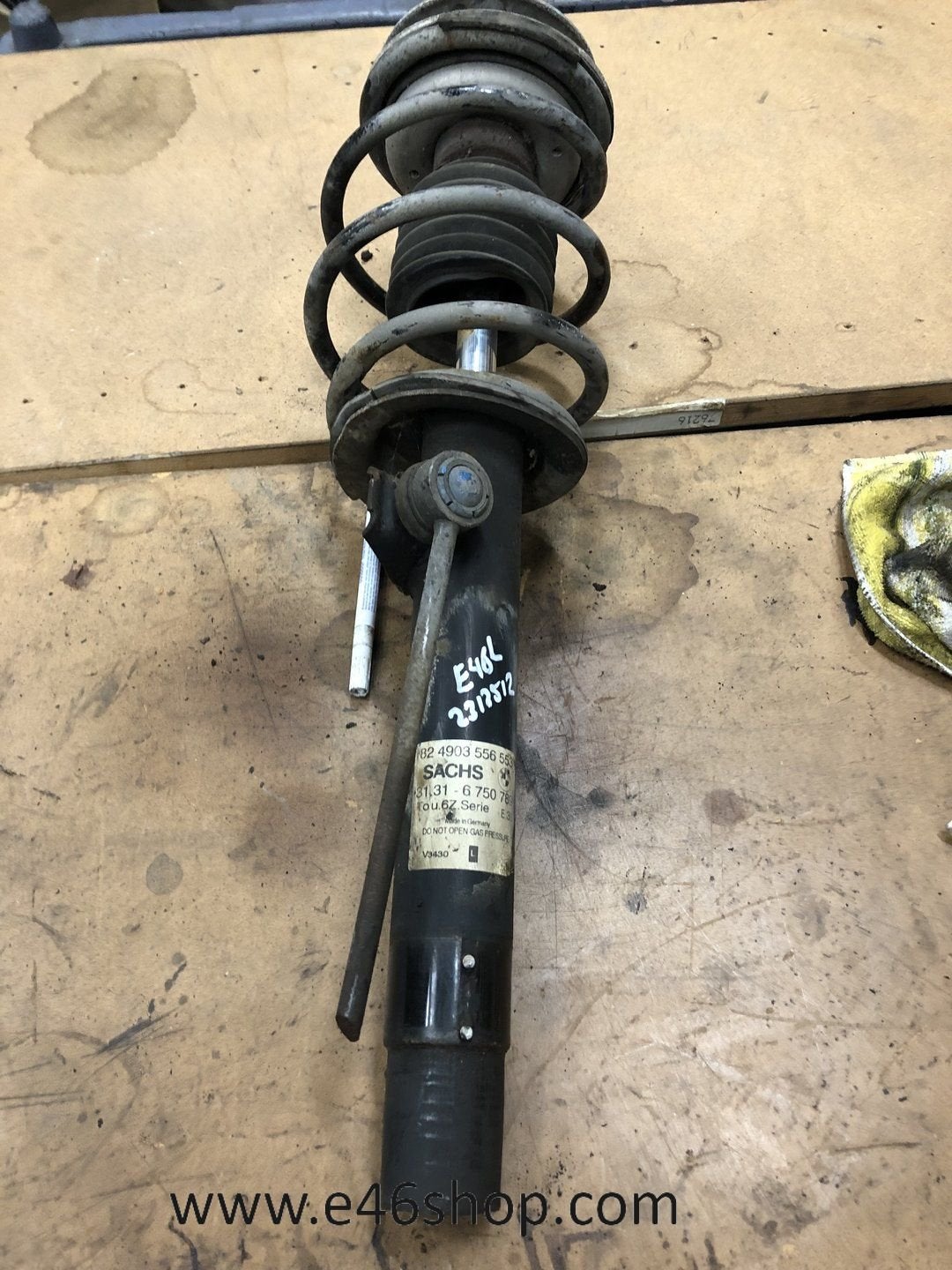 VEERPOOT SCHOKBREKER LINKS BMW E46 OE 6750789, Auto-onderdelen, Gebruikt, -, -, Ophalen of Verzenden