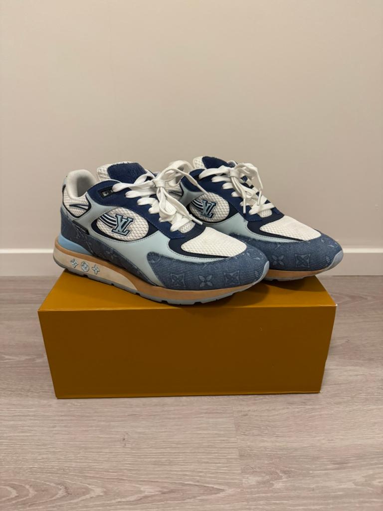 Louis Vuitton sneakers, Ophalen, Blauw, Sneakers of Gympen, Zo goed als nieuw