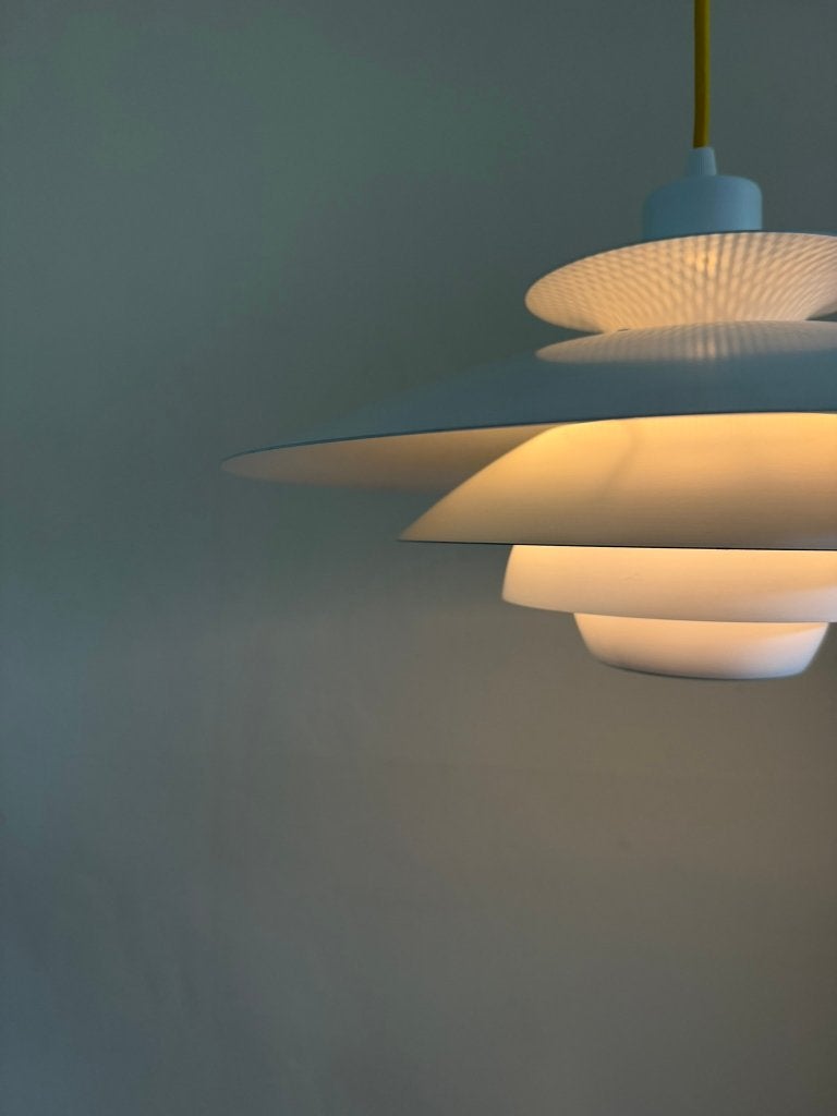 Vintage Jeka Metaltryk Alexia - Deense lamp - Ø40 cm, Gebruikt, Scandinavisch, X, Metaal