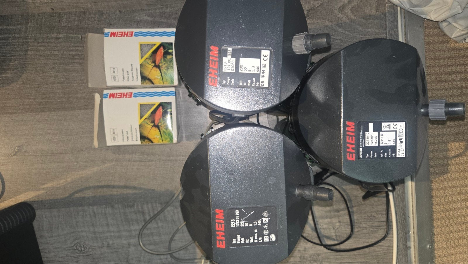 eheim 2213 potfilters, Ophalen of Verzenden, Gebruikt