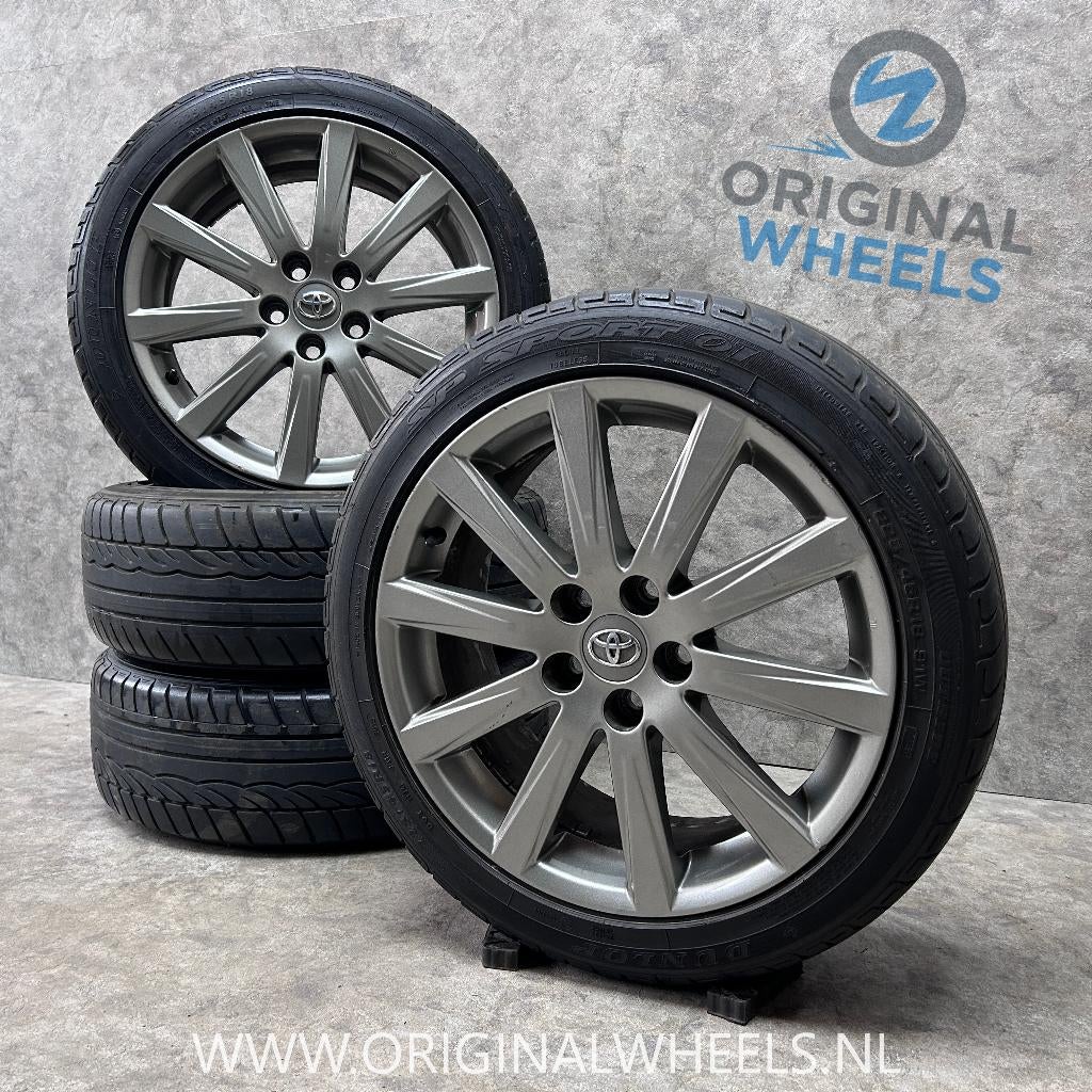 18 inch originele velgen + zomerbanden Toyota Avensis, Auto-onderdelen, Gebruikt, Velg(en), Ophalen of Verzenden, Personenwagen