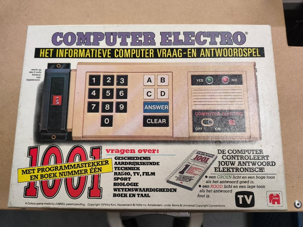 Jumbo Computer Electro 1001 Vragen en Antwoorden - Standaard, Ophalen of Verzenden, Gebruikt, Ontdekken, Met licht