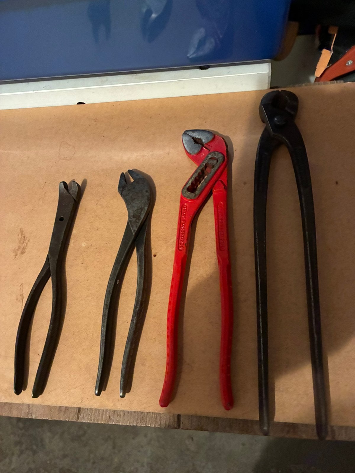 Diversen tangen knipex ed, Doe-het-zelf en Verbouw, Gereedschap | Handgereedschap, Ophalen of Verzenden, Gebruikt