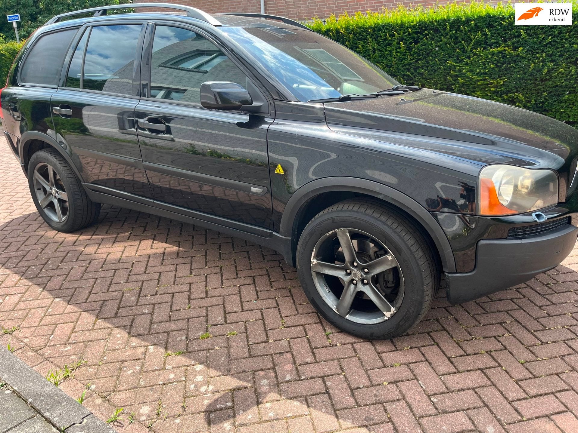 Volvo XC90 2.4 D5| grijskenteken|, Auto's, Gebruikt, Zwart, 163 pk, Bedrijf