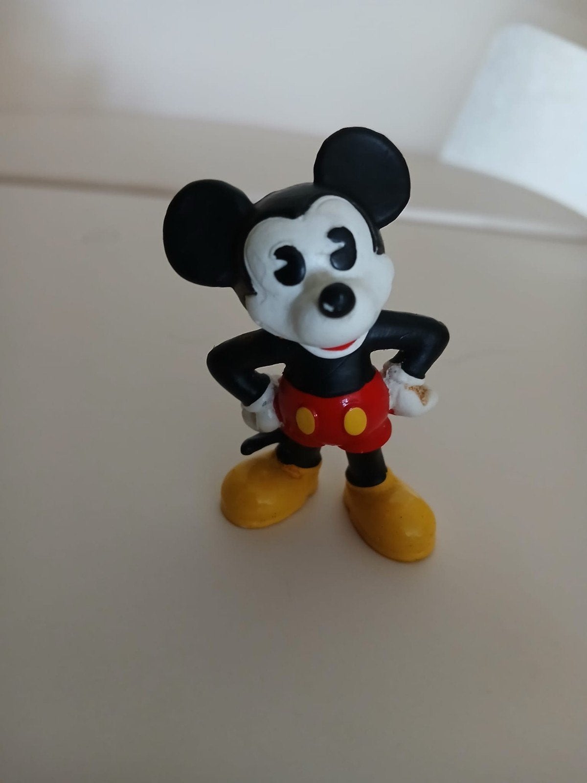 Disney Mickey Mouse Vintage poppetje Bullyland 1997., Ophalen of Verzenden, Mickey Mouse, Zo goed als nieuw, Beeldje of Figuurtje