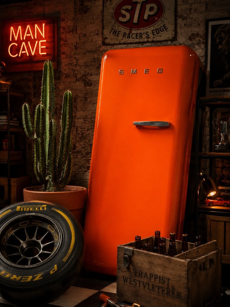 SMEG koelkast deur oranje - LOSSE DEUR - 1530 x 601 x 200 mm, Ophalen, Nieuw