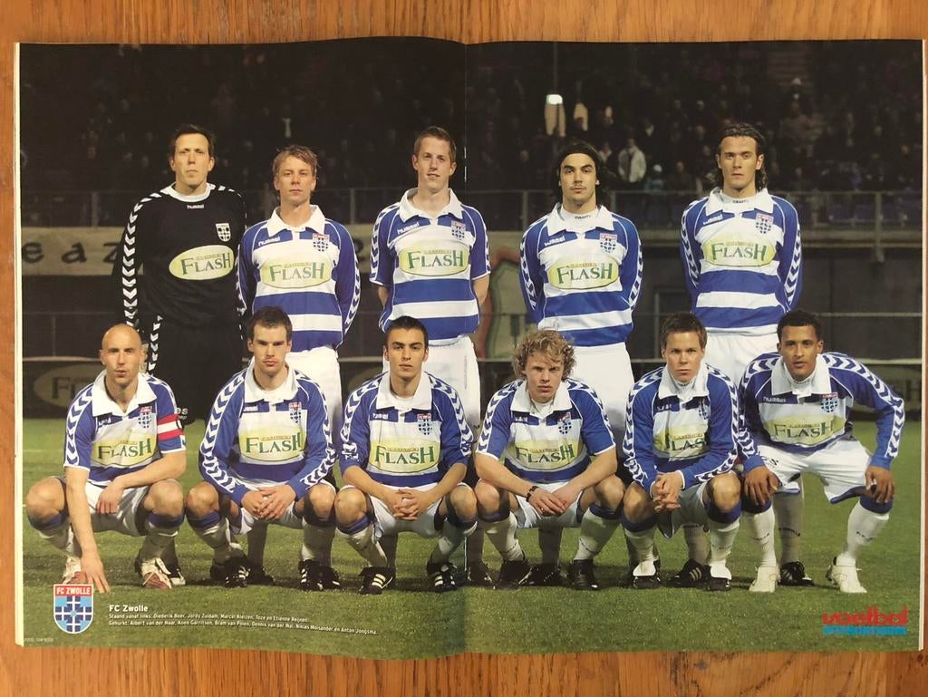Mooie poster FC/PEC Zwolle seizoen 2007/2008 - VI, Ophalen of Verzenden, Zo goed als nieuw, Overige binnenlandse clubs, Poster, Plaatje of Sticker
