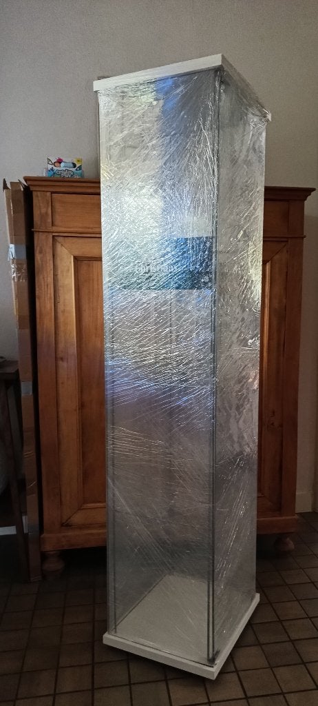 Glazen vitrinekast HxBxD 163x42x36 cm, Ophalen, Nieuw, 50 tot 100 cm, Glas