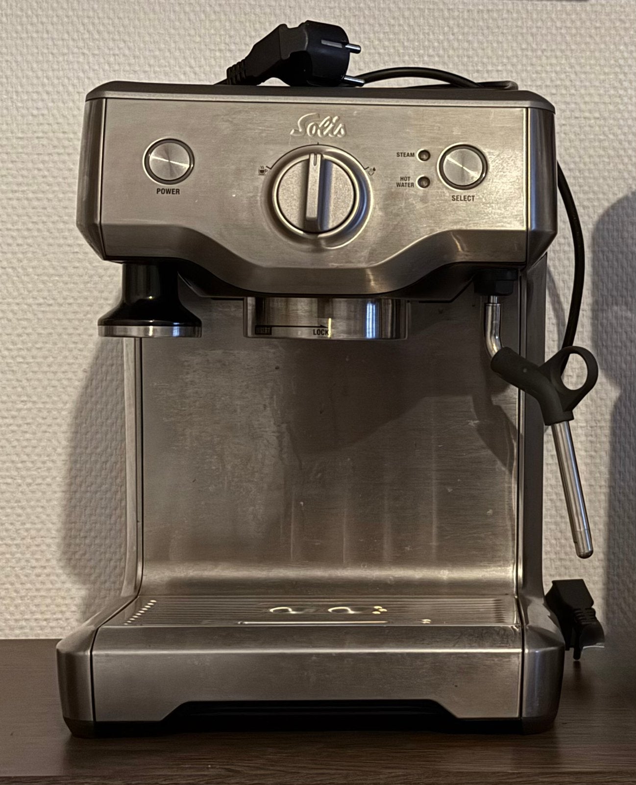 Solis Barista Perfect Pro BES810 (Type 118), Ophalen of Verzenden, Espresso apparaat, Gemalen koffie
