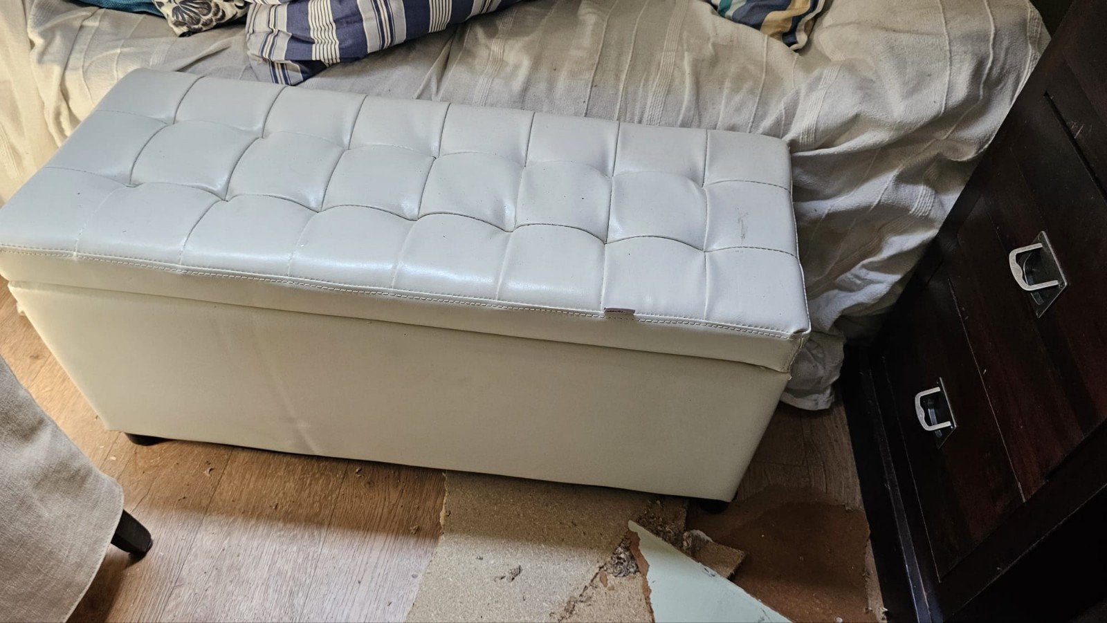 hocker creme, Ophalen, Minder dan 50 cm, Gebruikt, 50 tot 100 cm