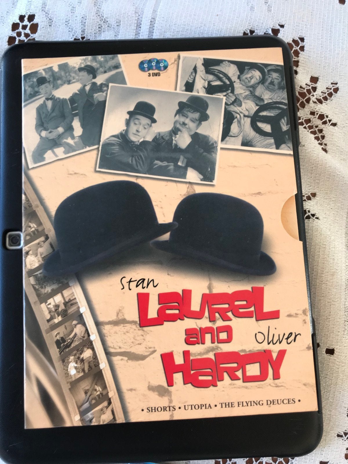 Laurel & Hardy DVD  Shorts, Utopia, The Flying Deuces, Engels, Alle leeftijden, Nederlands, Ophalen of Verzenden