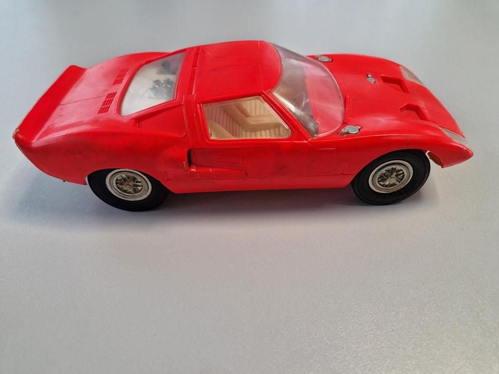 Vintage Cox Ford GT40 Tether Car Jaren 60 Rood Motor Los!, Gebruikt, Cox, Ophalen of Verzenden, Cox