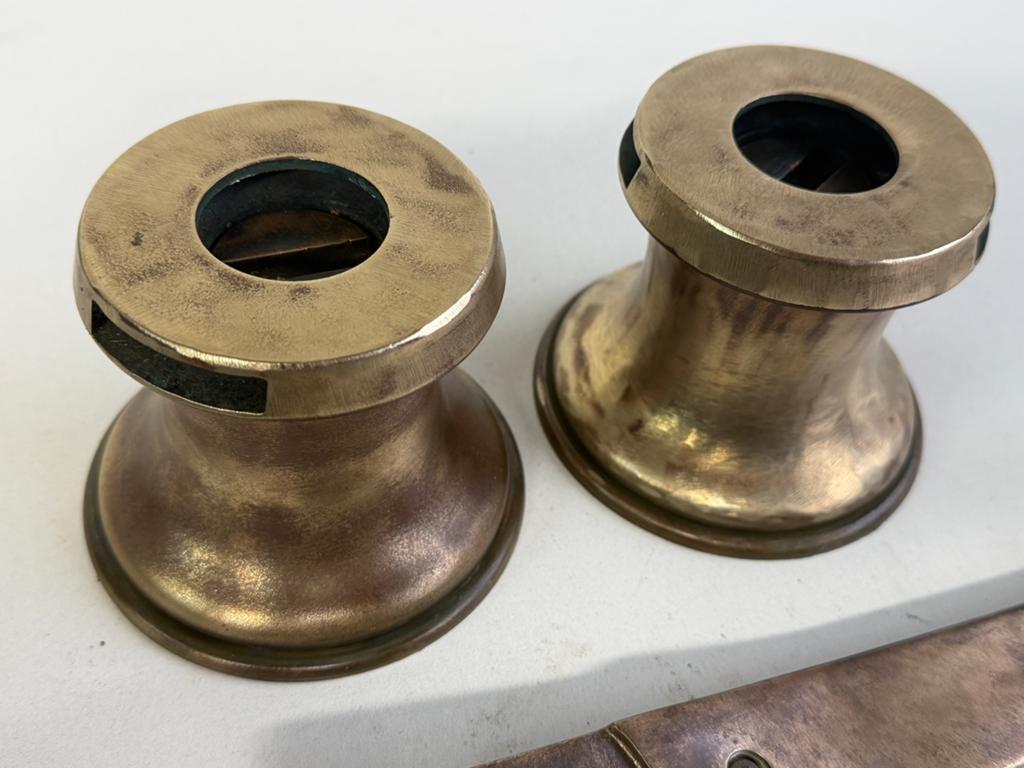 2 x bronzen lier, Ophalen of Verzenden, Gebruikt, Overige typen