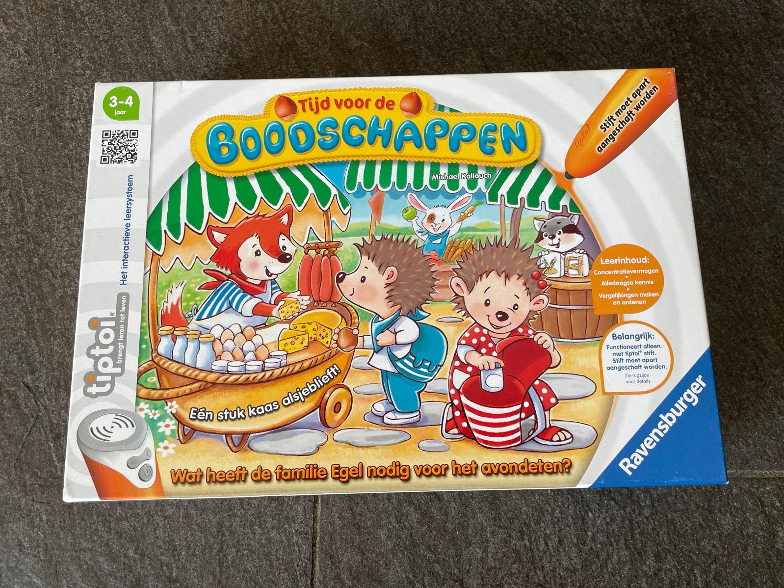 Tiptoi Tijd voor de Boodschappen - Interactief Leersysteem, Kinderen en Baby's, Speelgoed | Educatief en Creatief, Ophalen of Verzenden