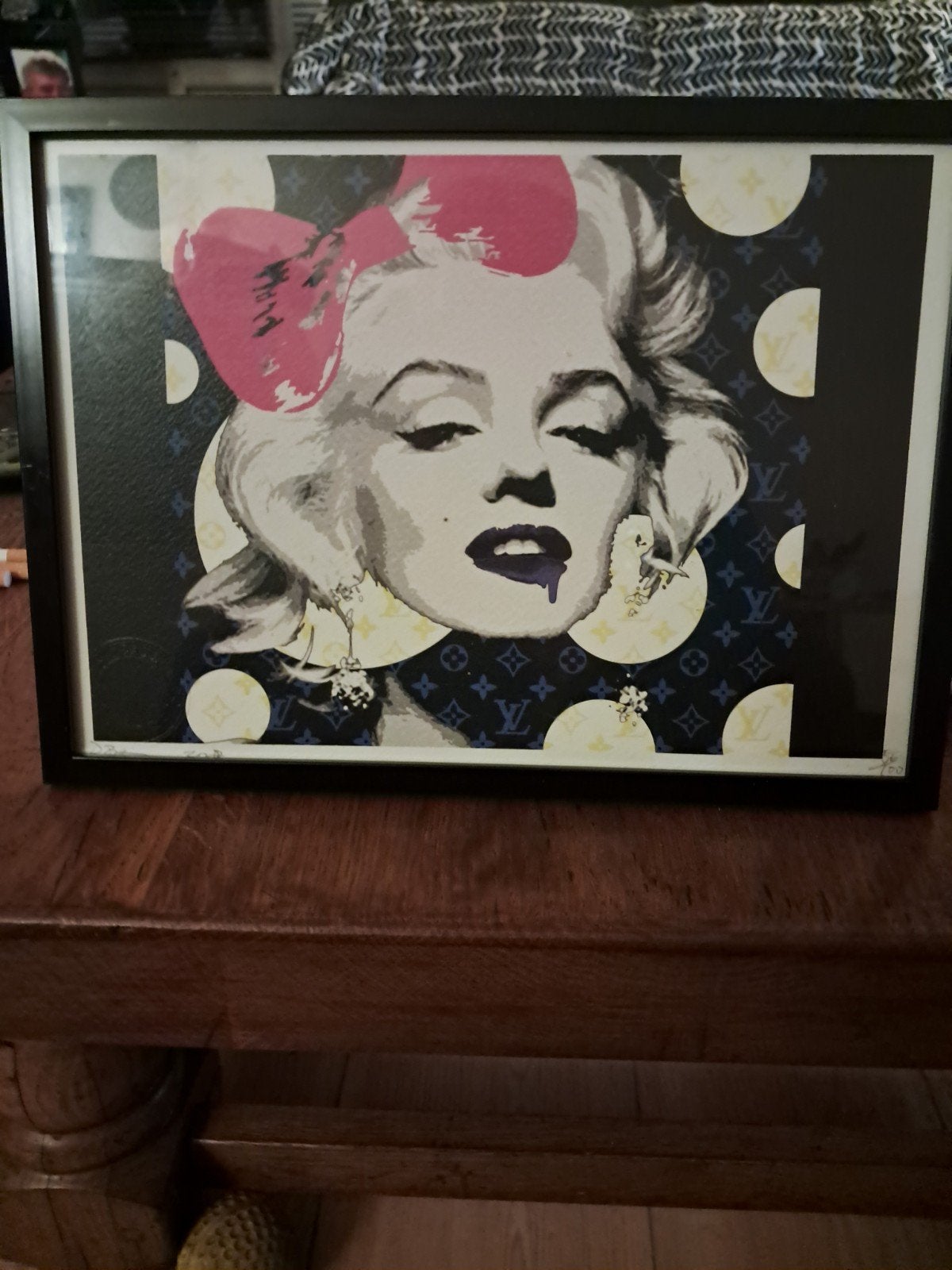 Marilyn Monroe Pop Art Schilderij - Gelimiteerde Oplage, Antiek en Kunst, Papier/karton, Ophalen of Verzenden, Print, Gelimiteerde oplage