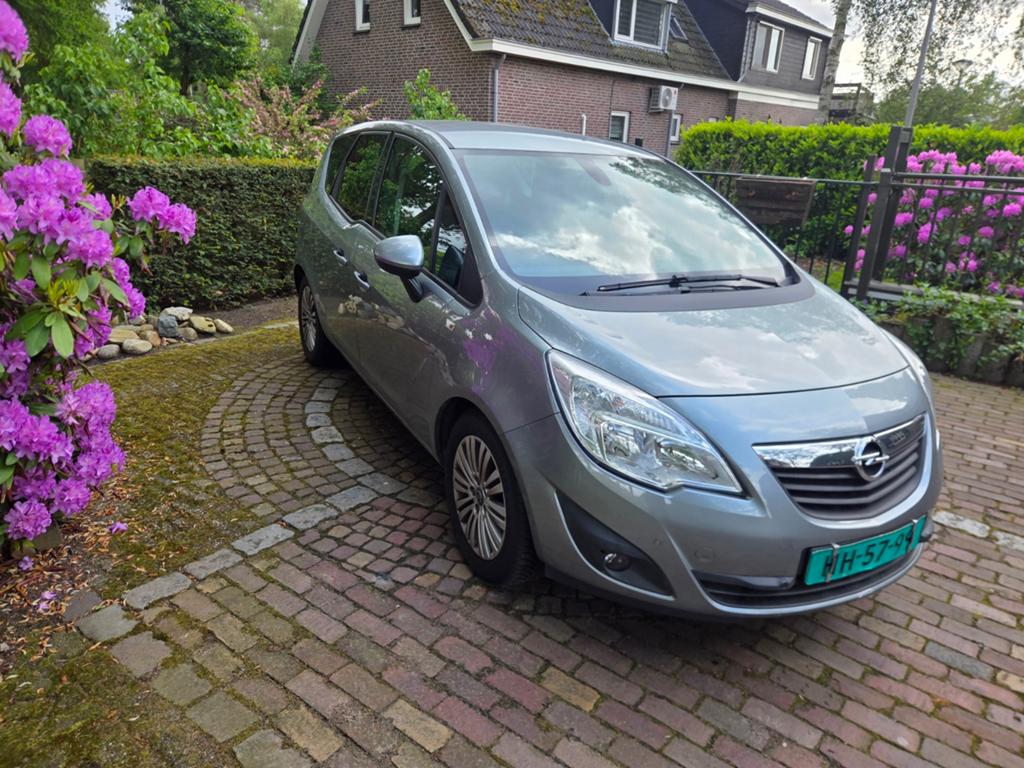 Opel Meriva 1.4 Turbo 88KW 2013 Grijs, Auto's, Voorwielaandrijving, Parkeersensor, Stof, 680 kg