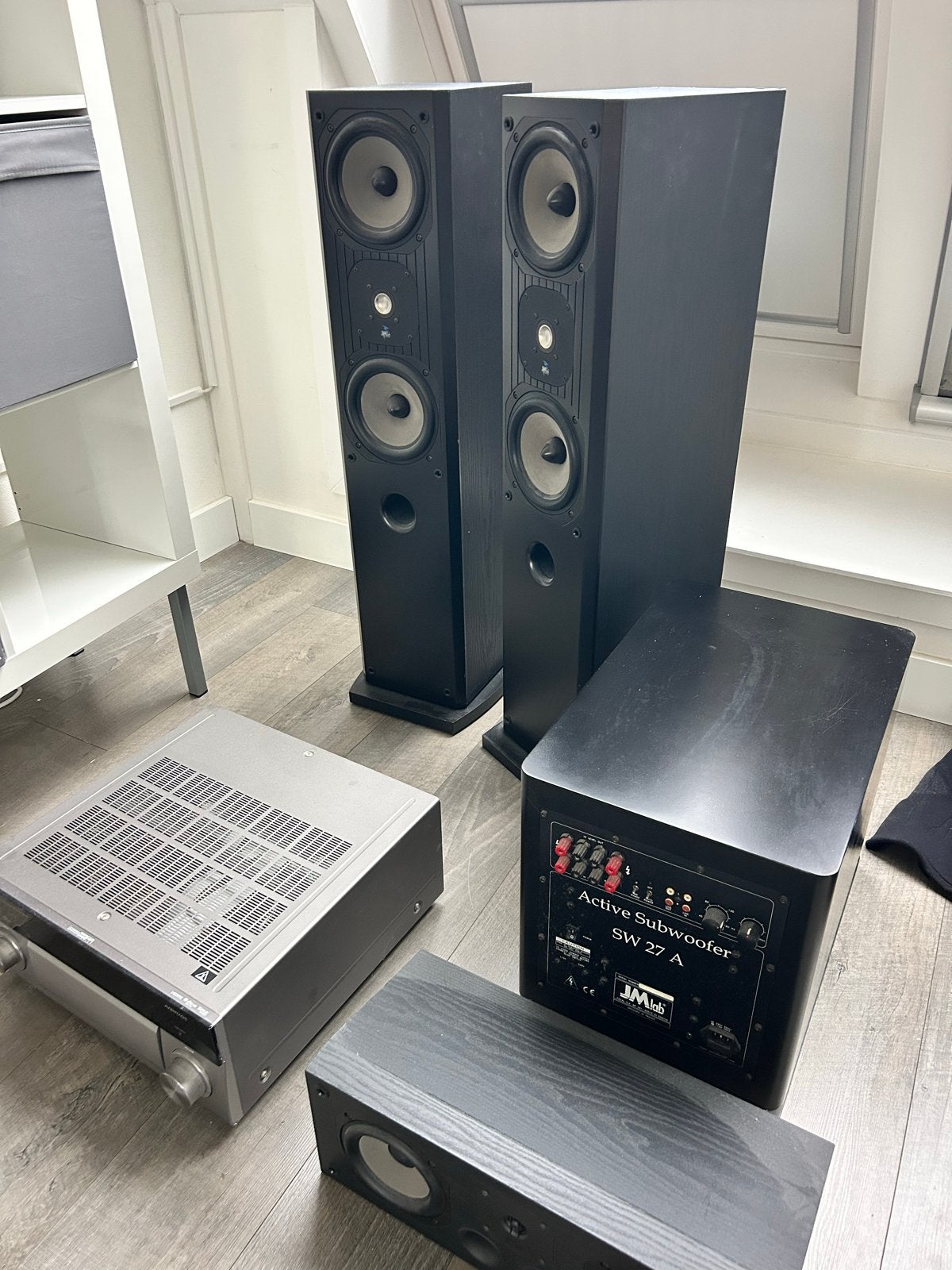JMlab Focal Surroundset met Yamaha Receiver en Subwoofer, Ophalen, Gebruikt, Overige merken