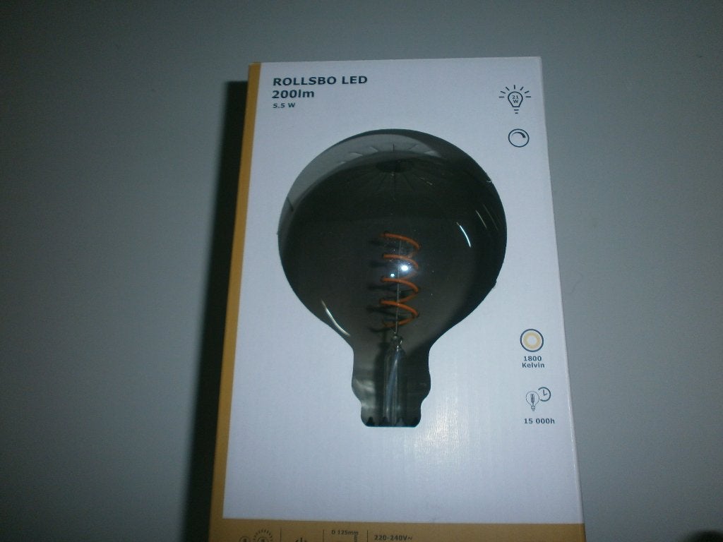 Ikea Rollsbo Led, Led-lamp, Minder dan 30 watt, Nieuw, E27 (groot)