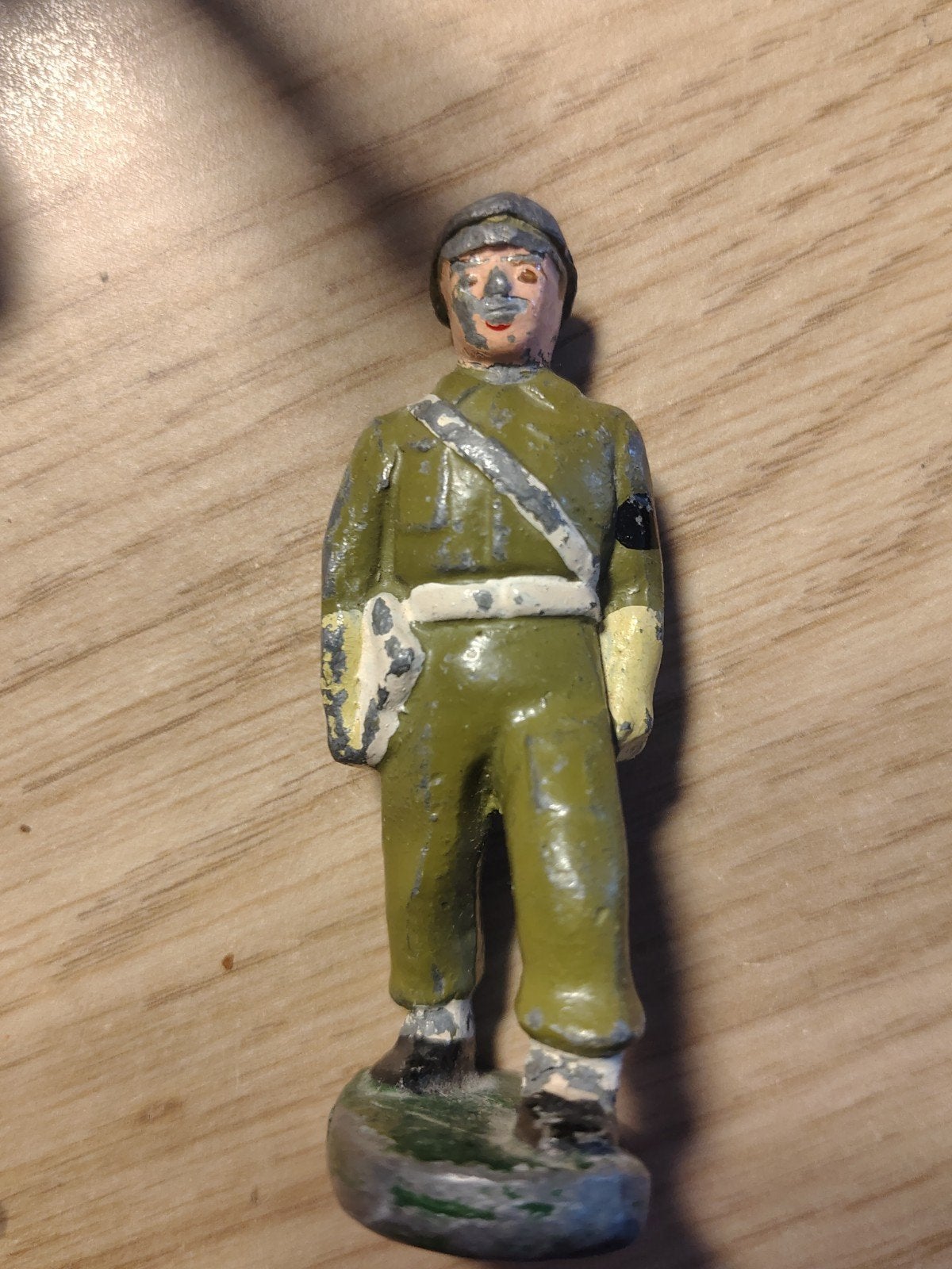 Soldaat Poppetje van lood Super Zwaar!! Victory Toys 1945, Ophalen of Verzenden