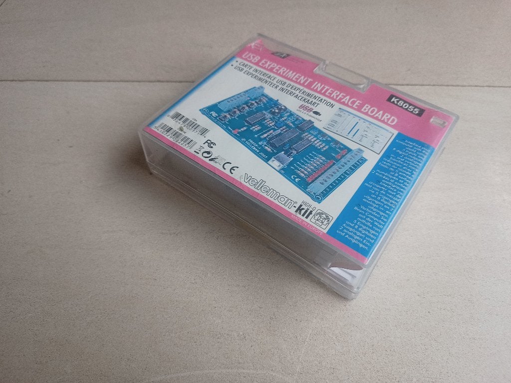 Velleman K8055 USB Experiment Interface Board Kit - Nieuw, Hobby en Vrije tijd, Ophalen of Verzenden, Nieuw