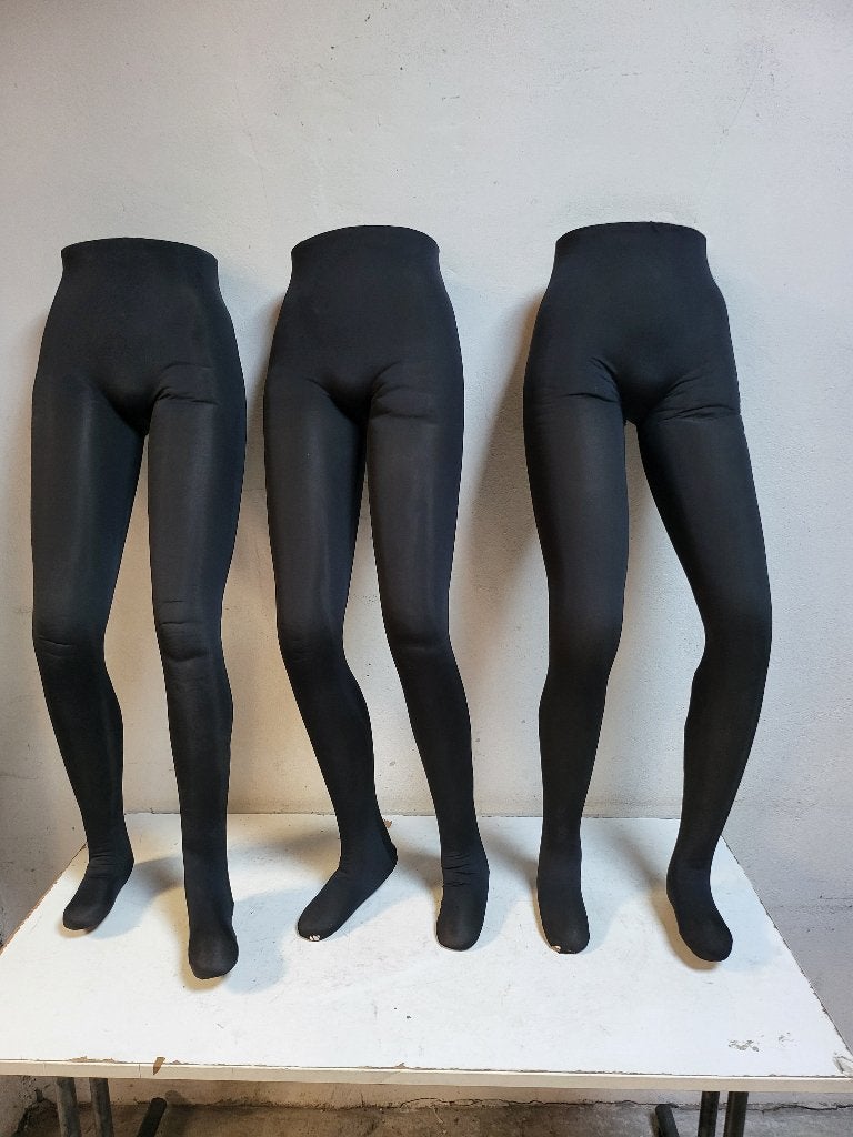 Pasbenen zwart (3 Stuks), Hobby en Vrije tijd, Ophalen of Verzenden, Gebruikt, Paspop
