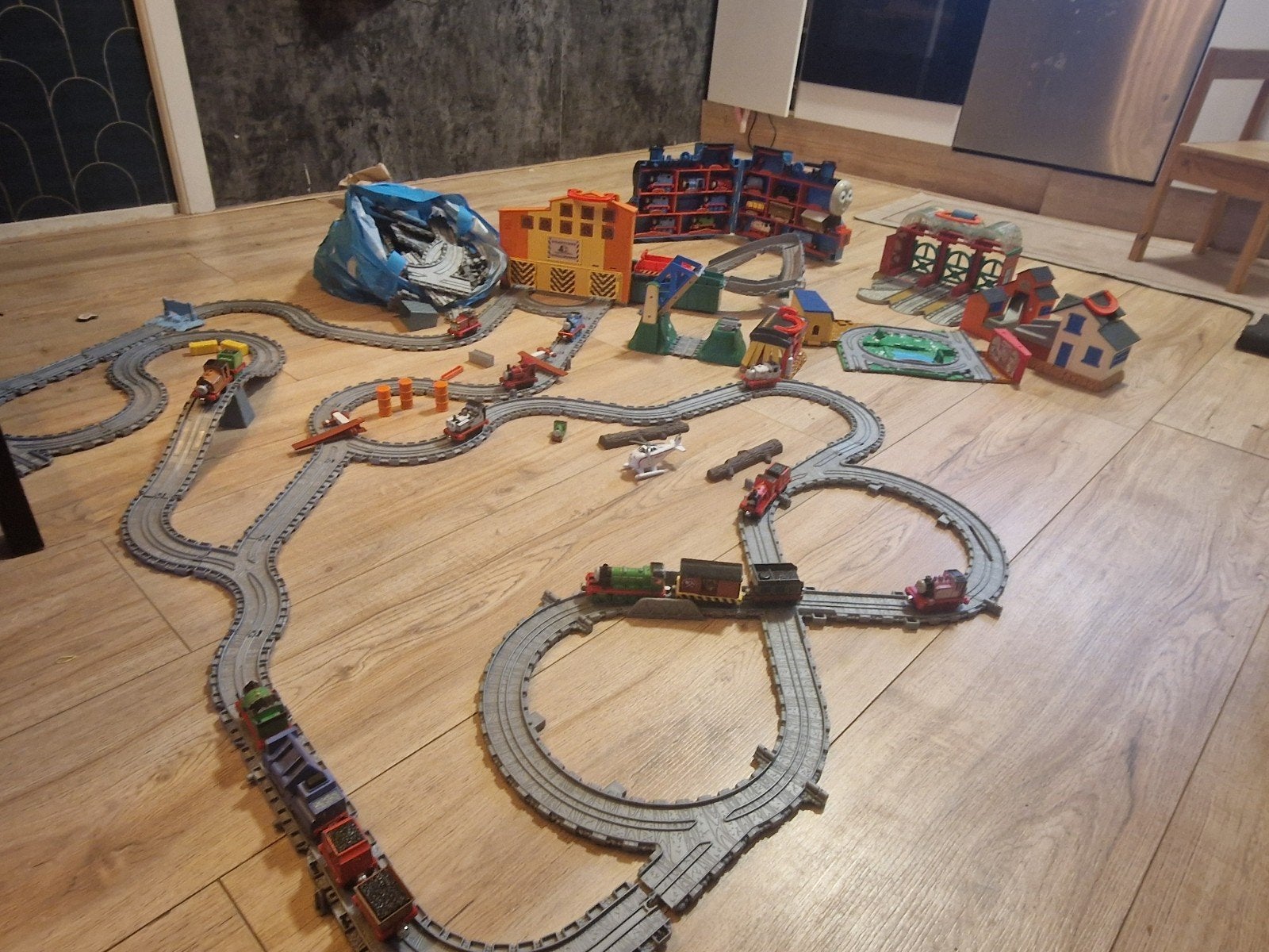Thomas de trein set zeer uitgebreid, Ophalen of Verzenden, Zo goed als nieuw