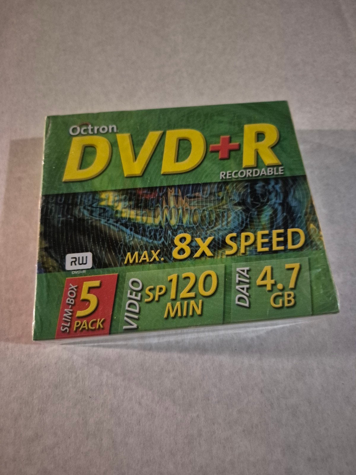 Octron DVD+R Recordable Discs - 5 Slim-Box Pack, Computers en Software, Op spindel, Nieuw, Ophalen of Verzenden, Octron
