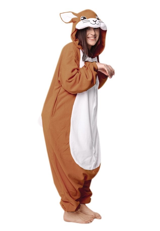 Konijn onesie 86-92 Pak Kostuum Bruin Pasen Paashaas, Ophalen of Verzenden, Zo goed als nieuw, 104 of kleiner, Jongen of Meisje