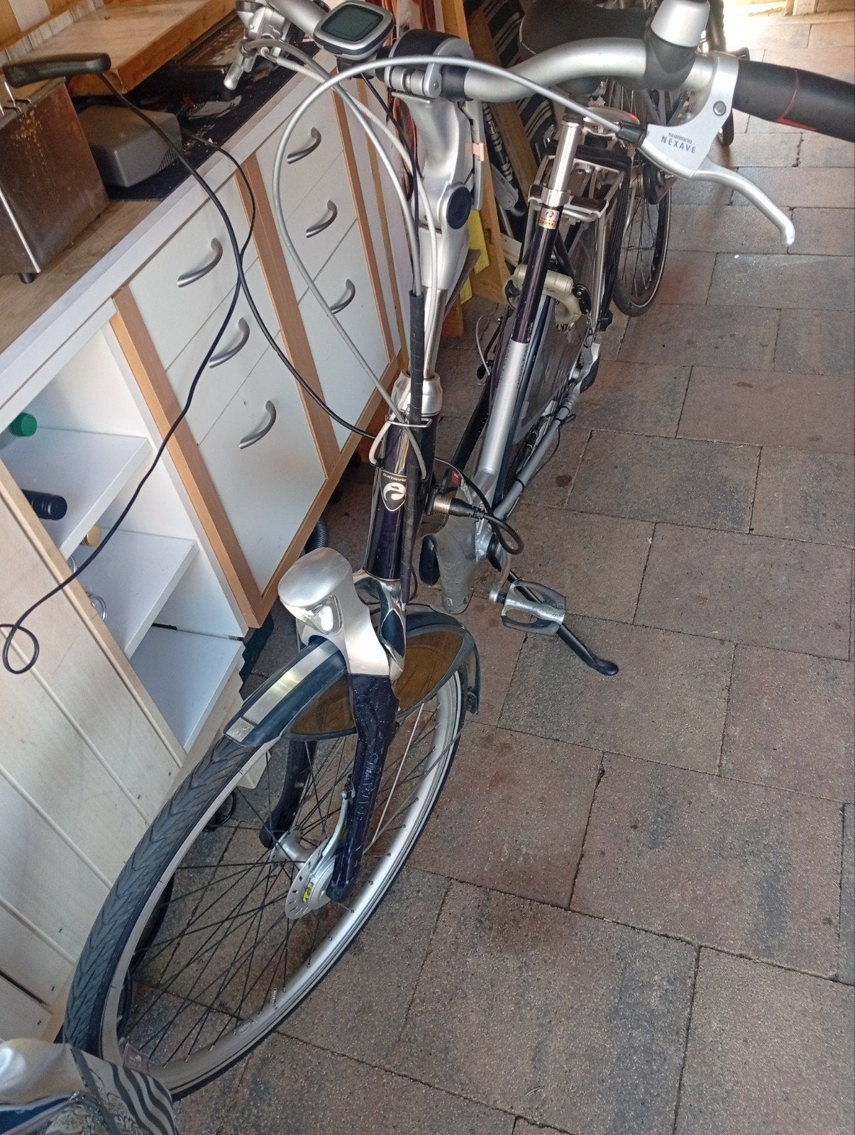 alle onderdelen van deze Batavus electrische fiets, Fietsen en Brommers, Fietsonderdelen, Ophalen, Gebruikt, Elektrische fiets