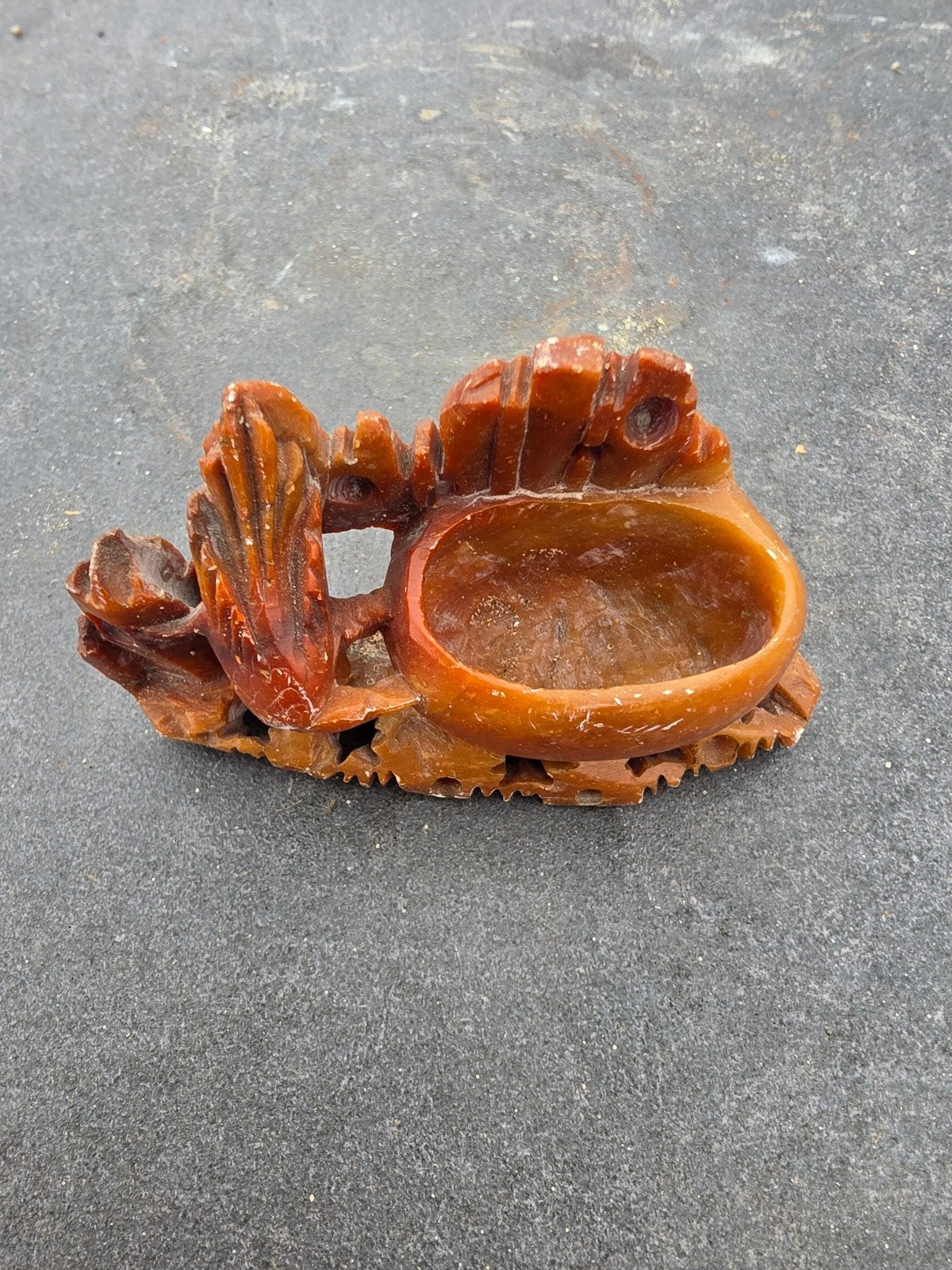 Spekstenen beeldje, 10 cm lang, 7 cm hoog, Minder dan 20 cm, Ophalen of Verzenden, Handgemaakt, Steen of Keramiek