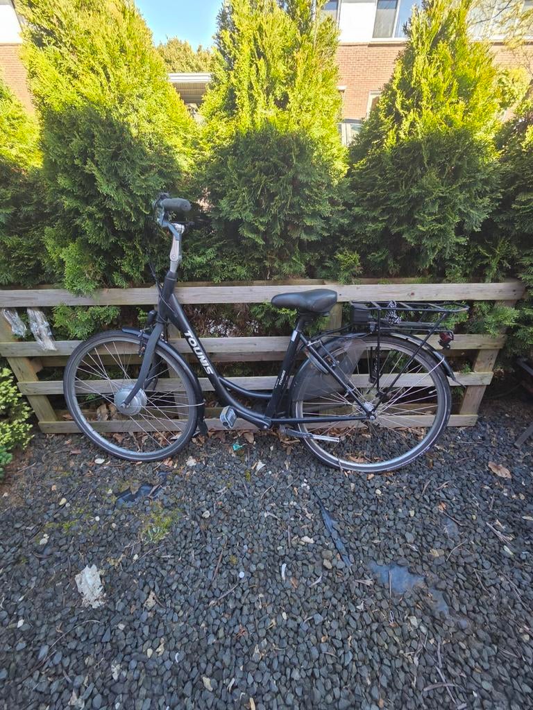 3 oude fietsen en 1 elektrische fiets (zonder accu), Ophalen, Gebruikt, Overige merken