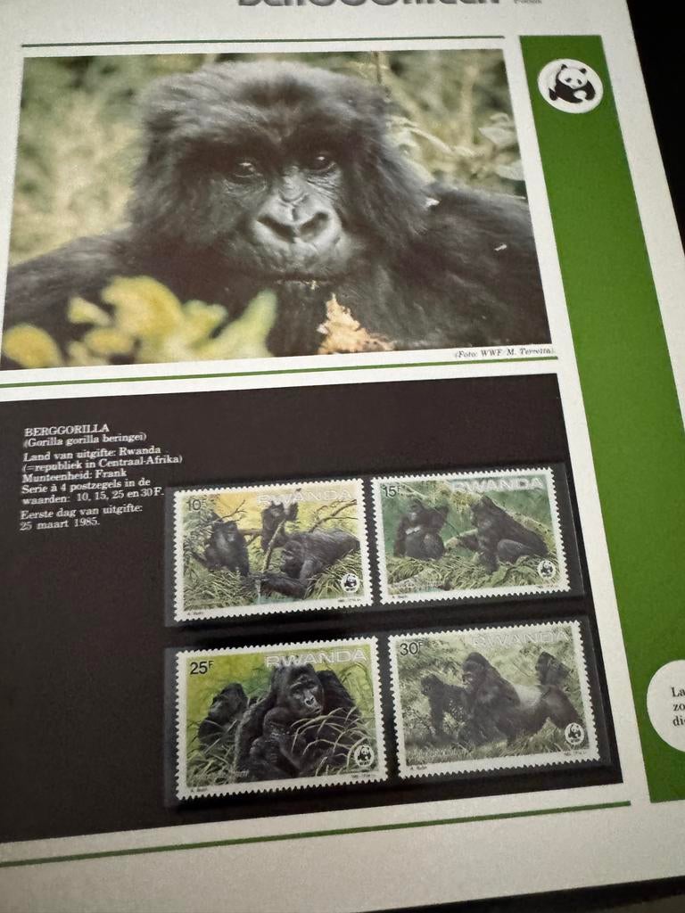 WWF postzegels/ Enveloppen: Afrikaanse Dieren Postzegels, Postzegels en Munten, Verzenden, Onbeschreven, Rest van de wereld