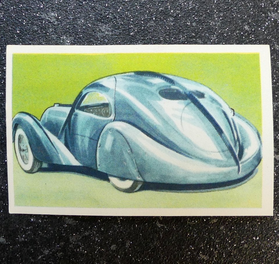 Bugatti Sport auto album plaatje Haust autoplaatje sportauto, Ophalen of Verzenden, Gebruikt, Plaatje