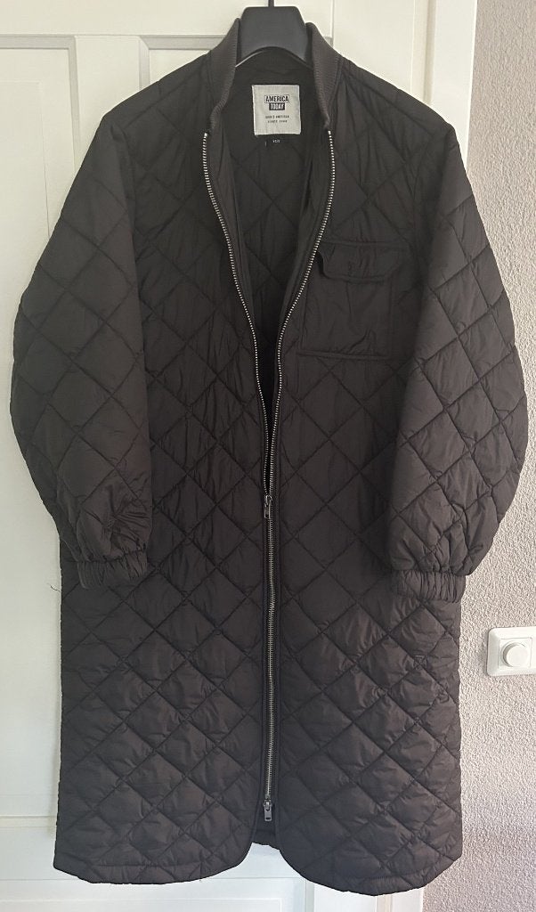 Zwarte dames winterjas, Zwart, Ophalen of Verzenden, Zo goed als nieuw, Maat 36 (S)