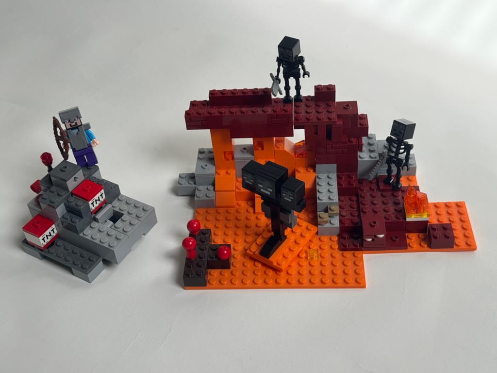 LEGO Minecraft De Wither (21126), Kinderen en Baby's, Speelgoed | Duplo en Lego, Gebruikt, Lego, Complete set, Inclusief minifiguren