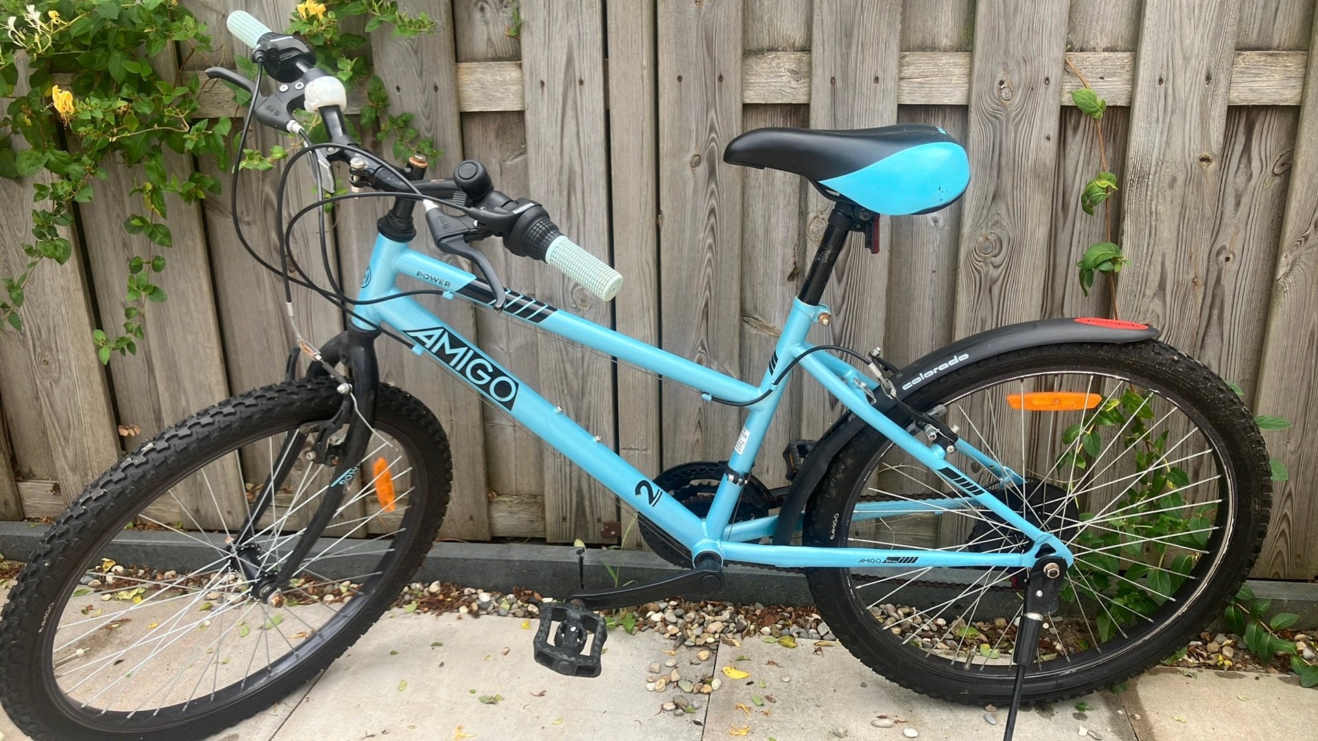 24 inch fiets Amigo Power jongen/meisje 8-10 jaar, Ophalen, Gebruikt, Velgrem