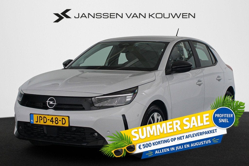 Opel Corsa 1.2 Turbo Business Edition | Voorraad Voordeel |, Voorwielaandrijving, Stof, Gebruikt, Wit